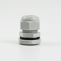 M12 M20 M25 Plastique Étanche IP68 Presse-étoupe PG16 PG13.5 PG11 PVC Nylon 12 Taille Gland Factory