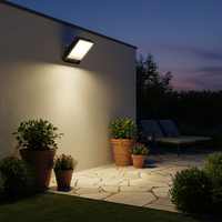 Reflector LED DOB de Alta Luminosidad de 50W a 400W, Carcasa de Aluminio con Lente de PC, IP65 Impermeable, 120lm/W, para Jardín