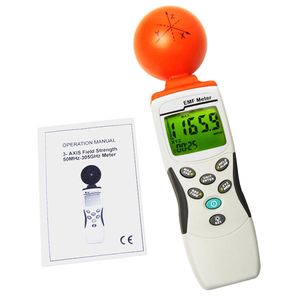 เครื่องวัดรังสีอิเล็กโทรสโมคไมโครเวฟแบบขายส่ง ช่วงการวัด 38mV ถึง 11V/m เครื่องวัดความแรงสนามแม่เหล็กไฟฟ้า 3 แกน ผลิตในไต้หวัน - Product Image 3