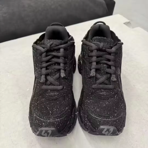 Zapatillas deportivas de lujo de alta calidad con diamantes de diseñador para hombre y mujer, estilo retro con cordones, cómodas y casuales. - Product Image 2