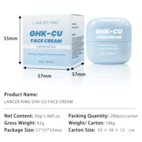 Crème hydratante revitalisante pour le visage infusée au tripeptide-1 de cuivre, lisse la texture de la peau, nourrit le teint terne, crème pour le visage