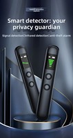 Détecteur de caméra espion portable et de traceur GPS anti-pistage pour voiture, détecteur de signaux RF sans fil 2G, stylo anti-espion, vision panoramique à 360°