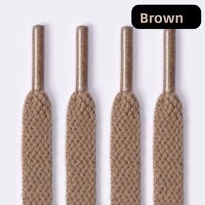 <span class=keywords><strong>Lacets</strong></span> <span class=keywords><strong>de</strong></span> <span class=keywords><strong>chaussures</strong></span> en polyester unisexe à couche unique, style sport, largeur 8 mm, pour embouts en plastique, faible MOQ, couleurs mélangées imprimées, vente en gros - Product Image 3