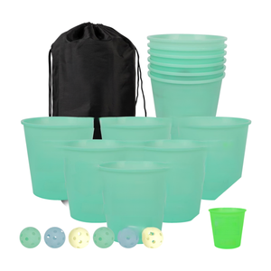 Jeu de <span class=keywords><strong>Pong</strong></span> géant pour la cour avec seaux, balles et sac de transport pour les fêtes en plein air, dans le jardin ou à la plage - Product Image 5