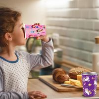 Acier inoxydable Enfants 12OZ Vide Bière Tasse Pinte Gobelets Conception De Luxe Isolation Thermique 6 Heures Portable Partie Empilable BPA