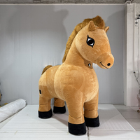 Caballo inflable alto caballo de dibujos animados inflable gigante para publicidad decoración de calle