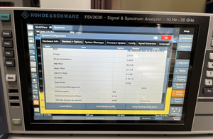 New Rohde & Schwarz FSV3030 Analyzer 10Hz-30GHz Network Analyzer 1 Year Warranty Made in Germany - Product Image 4