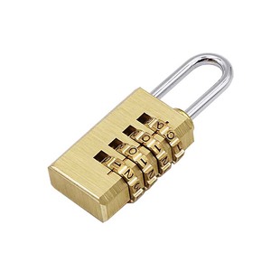 <span class=keywords><strong>Cadenas</strong></span> de sécurité extérieur réinitialisables à 4 <span class=keywords><strong>chiffres</strong></span> en laiton, haute qualité, à combinaison, pour bagages, vente en gros - Product Image 6
