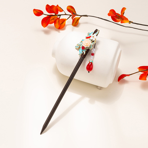 Palillos <span class=keywords><strong>para</strong></span> <span class=keywords><strong>el</strong></span> Cabello Chinos Retro de Madera, Horquillas <span class=keywords><strong>con</strong></span> <span class=keywords><strong>Flores</strong></span>, Palillos Vintage <span class=keywords><strong>para</strong></span> <span class=keywords><strong>el</strong></span> Cabello, Tocado Clásico <span class=keywords><strong>para</strong></span> Mujeres <span class=keywords><strong>con</strong></span> Cabello Largo - Product Image 6