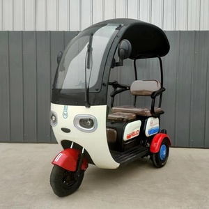 Nuevo Triciclo Eléctrico para Adultos con Techo, Bicicleta Eléctrica de 3 Ruedas, Mini Triciclo Eléctrico de Pasajeros en Venta - Product Image 4