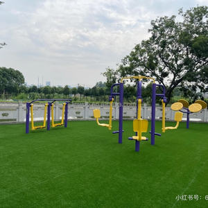 Fabricant de tapis <span class=keywords><strong>d</strong></span>'herbe verte synthétique <span class=keywords><strong>d</strong></span>'extérieur, sol non toxique, gazon artificiel souple commercial pour aire de jeux - Product Image 4