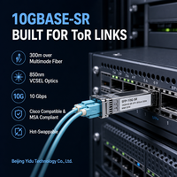 Nouveau module émetteur-récepteur optique SFP+ 10G SR 10GBASE SR SFP+ 850nm MMF Multimode LC 300m DDM compatible Cisco pour DCI