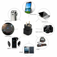 Adaptateur de voyage universel en cuivre noir 10A 250V EU US UK AU Japon Suisse Allemagne France vers Israël Égypte Pakistan