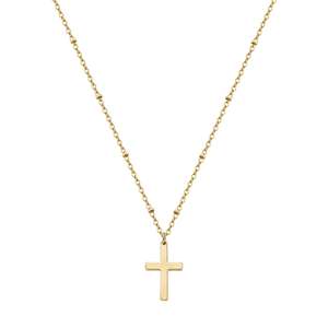 Chic Stainless Steel <b>Cross</b> <b>Necklace</b> for <b>Women</b> Adjustable Chain Daily Wear Valentine Birthday Gift - Product Image 1