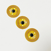Étiquette Micro FPC Ronde Étanche 10MM ISO14443A 13.56MHz NTAG213 Sans Métal pour Applications de Contrôle d'Accès
