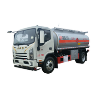 Camion-citerne de livraison de carburant JAC 8 tonnes, camion de transport de pétrole, vente chaude