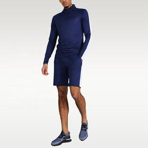 Conjunto de ropa deportiva informal con diseño personalizado, conjunto de ropa deportiva con rayas laterales y pantalones cortos ajustados, para verano - Product Image 1