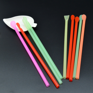 Wholesale Biodegradable Plastic Disposable PLA Spoon Straws for All Occasions Party <strong>Snow</strong> Cone Ice <strong>Cream</strong> Smoothies - Product Image 4