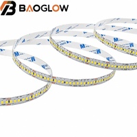 Tira de LED de Alta Densidad de 2.5cm Cortable, 240 LED/M, DC24V, 18W/M, 10mm, PCB de Cobre-Aluminio 18/75, Ra85, Flexible, para Interiores