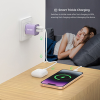 Chargeurs Type-C colorés Tommox, chargeur mural Gan pour tablette et téléphone portable, 30 W pour téléphone portable Samsung S27/S26/S25, iPhone 30 W, chargeur USB-C