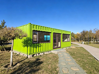Kiosque de café en conteneur, structure en acier galvanisé, préfabriqué, modulaire, construction rapide, luxe, pour la vente au détail en rue