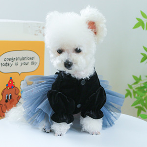 Ropa para mascotas con personalidad, ropa de invierno y otoño para perros y gatos, vestido de novia fantasma de moda de lujo para perros - Product Image 2