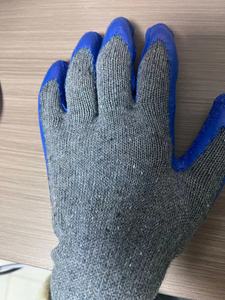 Strong <strong>Grip</strong> Wrinkle Latex Coated Breathable Knitted Back Hand Protective <strong>Gloves</strong> Cut Resistant Work <strong>Gloves</strong> - Product Image 4