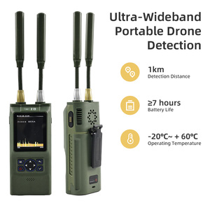 Detektor Drone Genggam 100MHz-8GHz Radius 1.5KM UAV FPV Dji Pemindai Wideband Deteksi UAV - Product Image 3