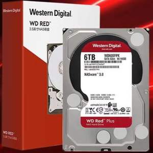 WD60EFPX 7200RPM <span class=keywords><strong>6TB</strong></span> <span class=keywords><strong>Red</strong></span> <span class=keywords><strong>Plus</strong></span> NAS Disco duro Clase SATA 6 Gb/s 256MB Cache 3,5 pulgadas HDD interno para aplicaciones de servidor de PC - Product Image 2