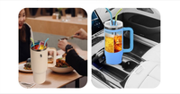 Nouvel arrivage : Doublure en silicone de qualité alimentaire pour gobelet double paroi 30 oz 40 oz, accessoires multifonctionnels pour tasse et bouteille d'eau