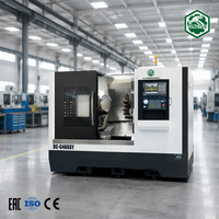 Tour CNC à double broche et double tourelle avec axe Y pour la production en série de pièces complexes