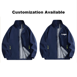Wholesale Custom Logo Spring <b>Jacket</b> Men Windproof Water Resistant Outdoor Coat For Staff Uniform And Team Apparel - Product Image 3