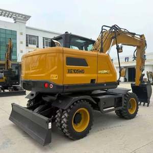 รถขุดตีนตะขาบ XE105WG ขนาด 10 ตัน รถขุดไฮดรอลิกเคลื่อนที่ ความเร็วสูง 30 กม./ชม. เครื่องยนต์ Yuchai ที่เชื่อถือได้ พร้อมใช้งานสำหรับงานก่อสร้าง - Product Image 2