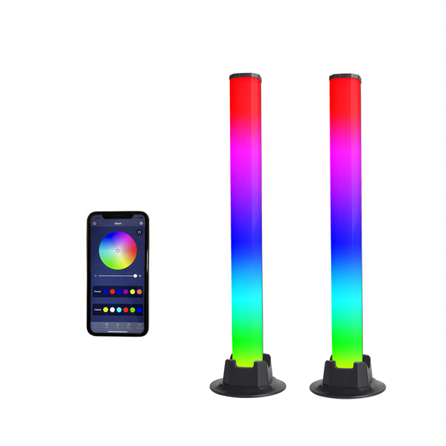 Desktop Interior Atmosphere Room Decoration Lights Audio Sync 10 Scene Modes Gaming RGBIC Smart LED Ambient Light Bar TV