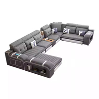 Canapé d'Angle Modulable Simple et Moderne avec Housse Lavable Anti-Griffures pour Chat, Tissu Non-Lavable pour Salon