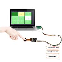 Kit Sensor Tekanan Taktil Piezoresistif Area Kecil Fleksibel 9-Zona Sensitivitas Tinggi Multi-Point Array Film Tipis