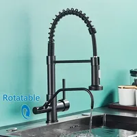 Robinet de cuisine haut de gamme 3 voies en laiton avec sortie eau purifiée, mitigeur de luxe moderne pour évier, vente en gros pour cuisine