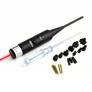 Projecteur de points rouge et vert avec 8 adaptateurs multiples, outil d'alignement, montage rapide pour la configuration d'équipement sur le terrain et kit de référence portable - Product Image 1