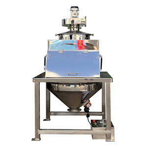 DZJX 50 كجم 25 كجم 20 كجم 15 كجم 10 كجم 5 كجم حقيبة المسحوق الإغراق محطة تفريغ آلة تغذية مع البناء في تهتز آلة غربلة - Product Image 1