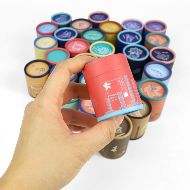 ODM Biodegradable Cardboard Tubes Satin Inserted Push Up CMYK Color