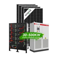 Système d'alimentation solaire hybride hors réseau de 30 kW à 500 kW avec batterie lithium-ion et contrôleur MPPT