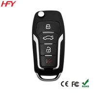 Télécommande universelle 4 boutons pour porte de garage, clé de portail, fonction de confidentialité, clonage de code, portée de 30 m pour lampe et système de sécurité