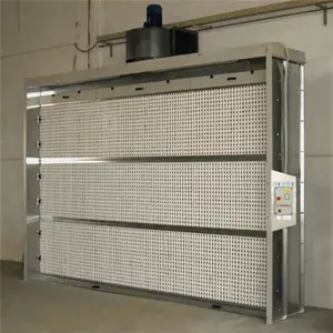 Paint Booth Design Dry Filter Paint Booth Open Type With 2 Layers Of Filters