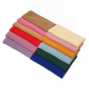 Pañuelo Hijab de Gasa con Estampado de Leopardo y Perlas para Mujer, Transpirable, Estilo Árabe, Plisado, para las Cuatro Estaciones, Venta al por Mayor - Product Image 5