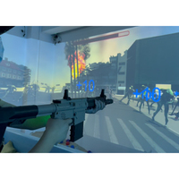 Meilleur logiciel de projection murale 3D de haute qualité Projecteur d'hologrammes pour enfants Jeux de tir pour aire de jeux intérieure