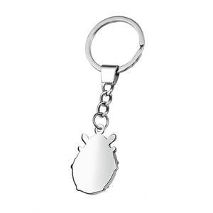 Porte-clés Coccinelle Argentée en Métal, Breloque Décorative pour Clés et Sacs, Article Cadeau - Product Image 2