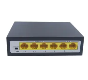 CCTV 100M 6 Poort 4 Port POE 2 Port UPLINK voor ip camera POE Switch