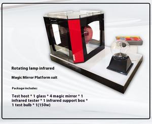Haute qualité infrarouge puissance soleil <span class=keywords><strong>Film</strong></span> chauffage lampe affichage écran rotatif à Six faces pour voiture fenêtre teinte testeur Dissipation thermique - Product Image 5