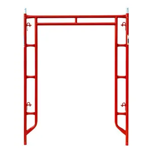 Beste Prijs 1.2M X 1.7M S20 Horizontale Drop Lock Frame Steiger Stalen Frame Steigers Met Zware