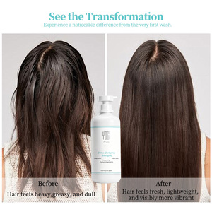 Shampooing Crème Hydratant et Nourrissant <span class=keywords><strong>Détoxifiant</strong></span> aux Herbes Marque Blanche pour Usage Quotidien - Product Image 4